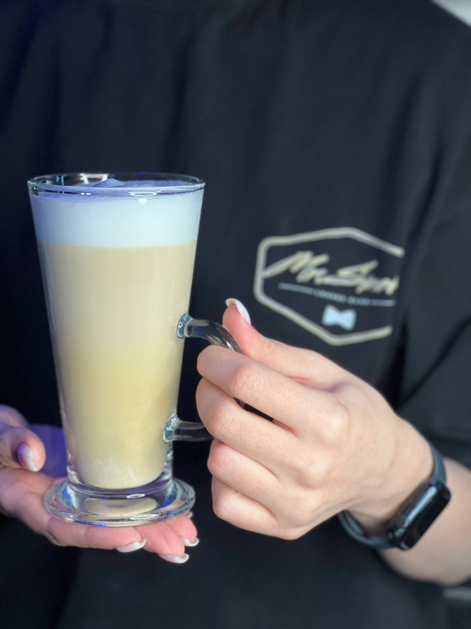 Латте с узором